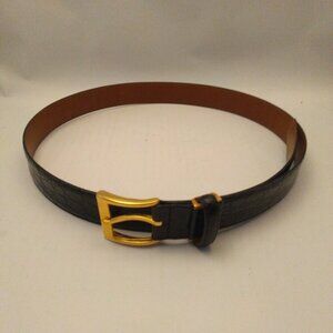 Vintage Christian Dior gator belt